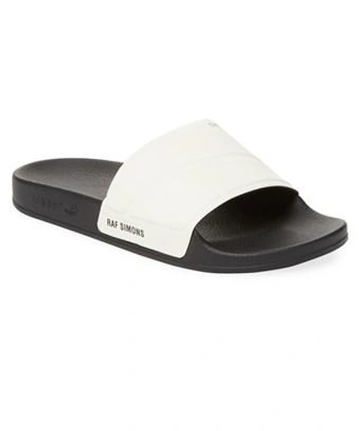 Adidas Originals Adidas By Raf Simons Adilette Bunny Leather Slides In  Nocolor | ModeSens