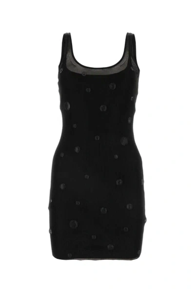 Alexander Wang Black Mesh Mini Dress