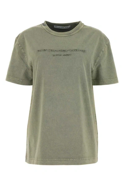 Alexander Wang T-shirt In Green