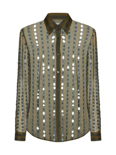 Dries Van Noten Shirts In Green