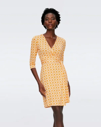 Diane Von Furstenberg Dvf In Tiny Vintage Cane Marigold