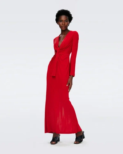 Diane Von Furstenberg Dvf In Red