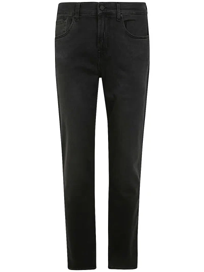 7 For All Mankind Slimmy Luxperpluwasbla Denim Clothing In Black