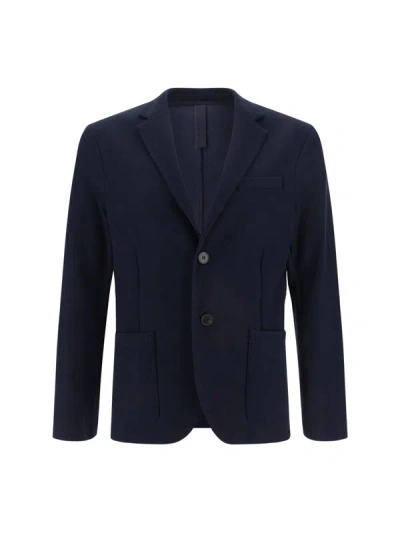 Harris Wharf London Blazers E Vests In Navy Blue