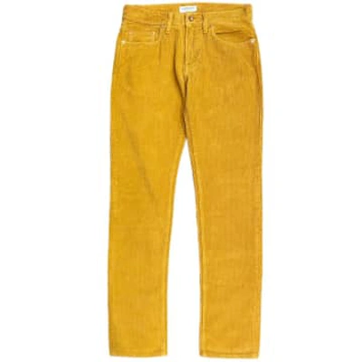 President's Jeans Icarus Corduroy Ocher Trousers In Yellow