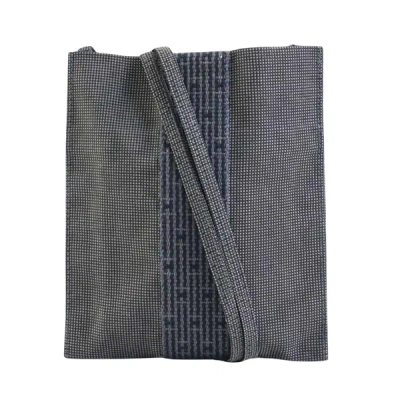 Hermes Hermès Herline Grey Canvas Shopper Bag () In Gray