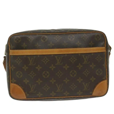 Pre-owned Louis Vuitton Compiègne Brown Canvas Shoulder Bag ()