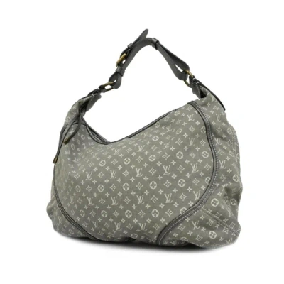 Pre-owned Louis Vuitton Manon Khaki Canvas Shopper Bag ()