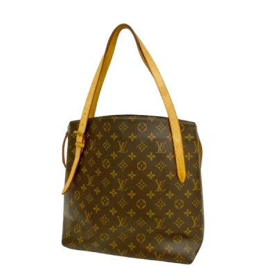 Pre-owned Louis Vuitton Voltaire Brown Canvas Tote Bag ()