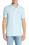 Psycho Bunny Classic Pique Polo In Ice Blue