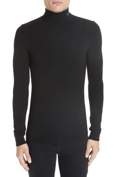 Raf Simons Turtleneck Sweater In Black