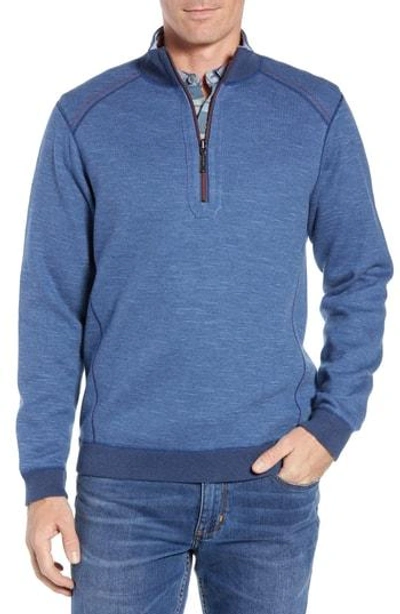 Tommy Bahama Men s Reversible Flipsider Half zip Sweatshirt In