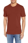 James Perse Crewneck Jersey T-shirt In Cherrywood
