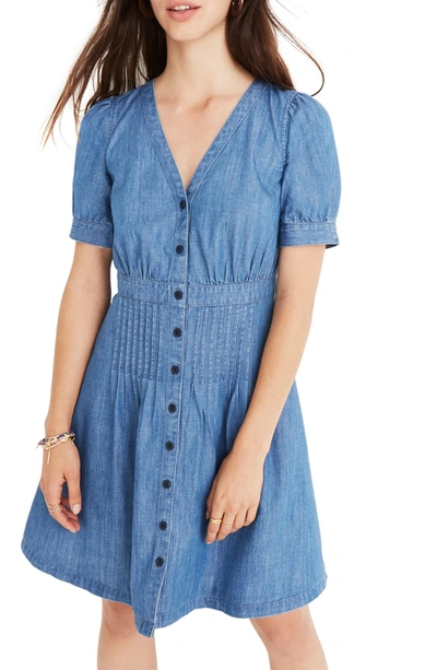 Madewell Denim Daylily Dress In Annetta Wash