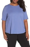 Eileen Fisher Crewneck Tee In Periwinkle