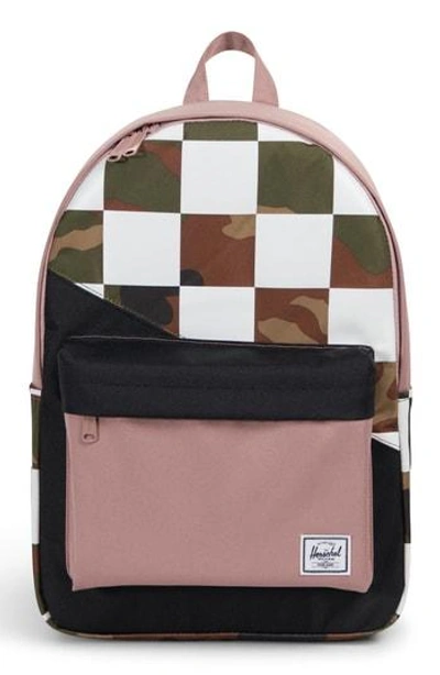 Herschel Supply Co Classic Kaleidoscope Backpack - Green In Woodland/ Ash Rose/ Checker