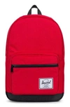 Herschel Supply Co 'pop Quiz' Backpack - Red In Barbados Cherry / Black