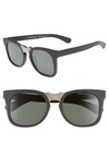 Calvin Klein 52mm Retro Sunglasses - Matte Black