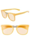 Calvin Klein 52mm Retro Sunglasses - Milky Orange
