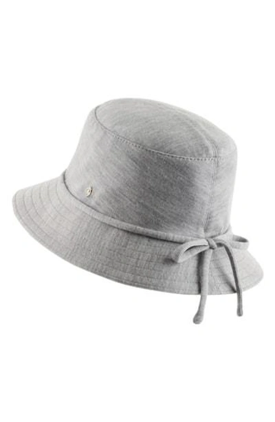 Helen Kaminski Classic Wool Bucket Hat - Grey In Grey Melange