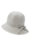 Helen Kaminski Water Resistant Cloche Hat In Pebble