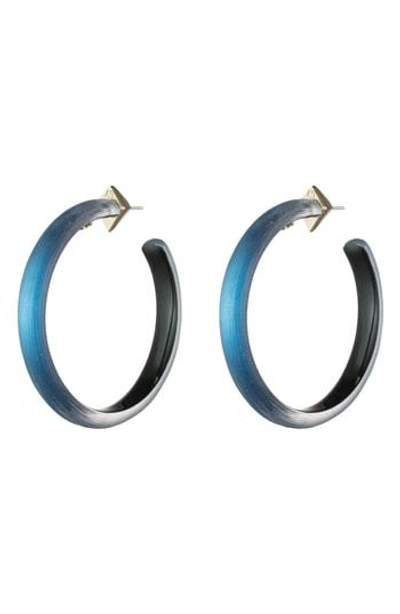 Alexis Bittar Large Hoop Earrings In Pacific