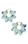 Baublebar Rita Resin Drop Earrings In Mint/ Blue