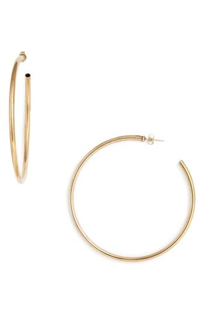 Laura Lombardi Extra-large Classic Hoop Earrings In Brass