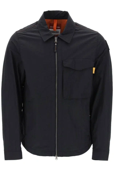 Parajumpers "rayner Overshirt In Nylon In Black