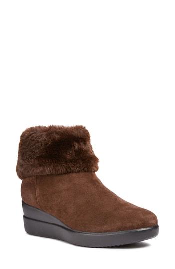 geox comfort suede booties
