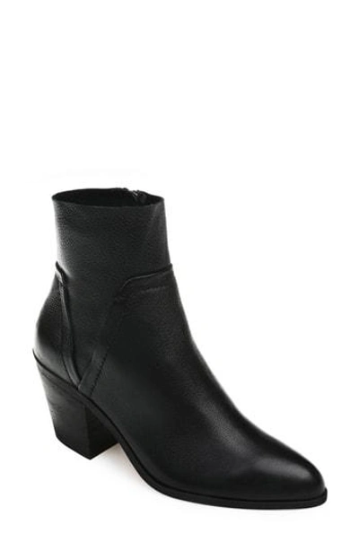 Splendid Women's Cherie Leather Block Heel Booties In Black