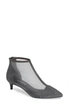 Charles David Parlour Mesh Bootie In Charcoal Mesh