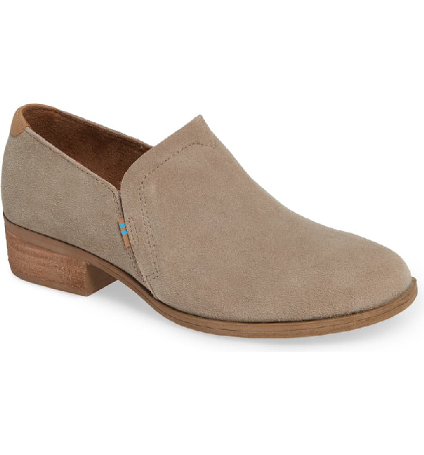 toms desert taupe suede women's shaye booties