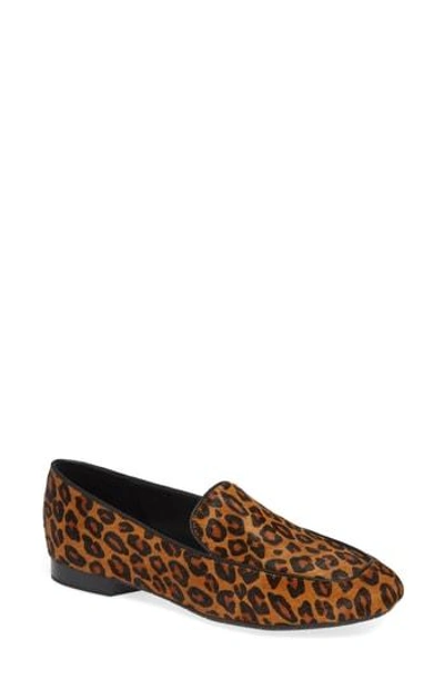 Donald Pliner Heddy Flat Leopard-print Loafers In Leopard Calfhair