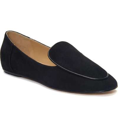 Etienne Aigner Camille Loafer In Black Suede