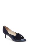 Amalfi By Rangoni Petrarca Pump In Navy Patent Leather