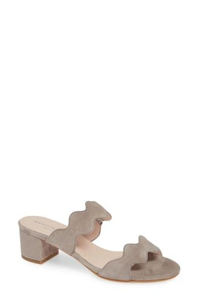 Patricia Green Palm Beach Slide Sandal In Grey Suede