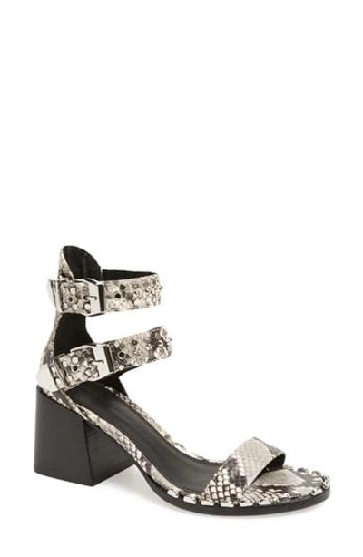 Sigerson Morrison Apple Studded Sandal In White Multi Leather
