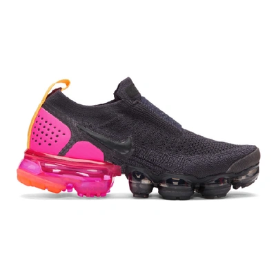 Nike Air Vapormax Flyknit Moc 2 Slip-on Running Sneaker In Black/black