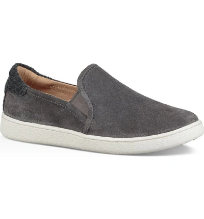 Ugg Women's Cas Suede Slip-on Sneakers In Charcoal