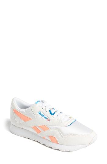 reebok pink and blue