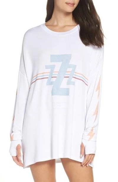 The Laundry Room Team Zzz Sleep Shirt In White