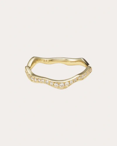 Milamore Women's Kintsugi Diamond Pavé Vine Ring In Gold