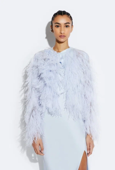 Lapointe Feather Jacket In Cloud