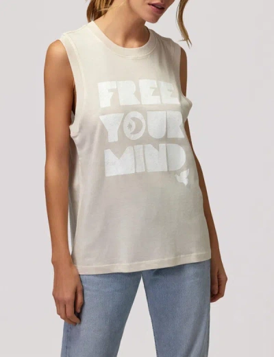 Spiritual Gangster Your Mind Irina Muscle Tank In White