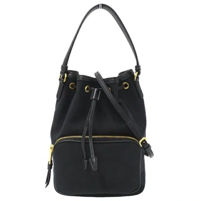 Prada Black Synthetic Shoulder Bag ()