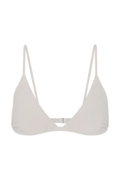 Anemos Classic Triangle Bikini Top In White