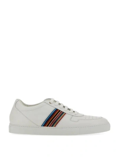 Paul Smith Leather Sneaker In White