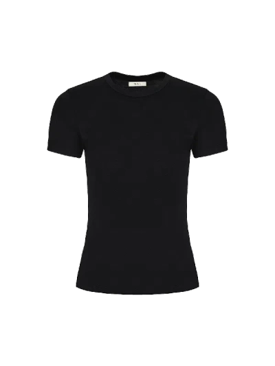 Pangaia Women's 365 Cotton-stretch T-shirt — Black M