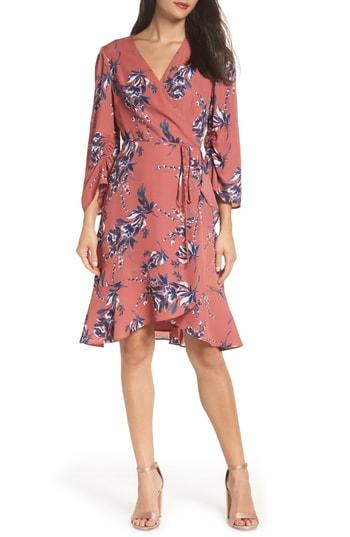 charles henry wrap dress